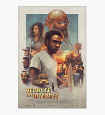 Childish Gambino Movie Poster Photographic Print