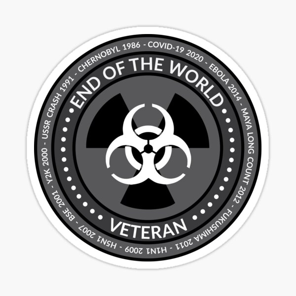 End of the World Veteran Sticker