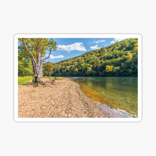 Vista previa del artículo con la obra «Pesca de truchas en el lago Taneycomo», diseñado y vendido por mljdwhite.