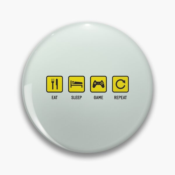 Item preview, Eat, Sleep, Game, Repeat - Frustrated Gamer - Horizontal Version designed and sold by Exertion.