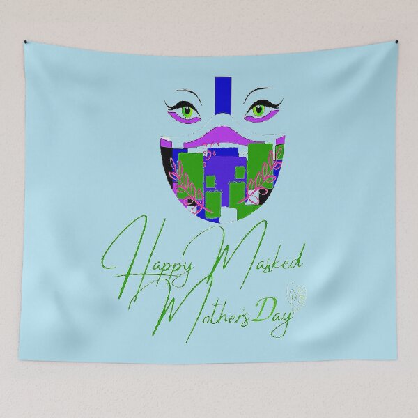 Item preview,  2021 A Masked Mothersday, nr 4,  Arty Mom , Super Mom Super Wife Mothersday designed and sold by Adri Barnard.