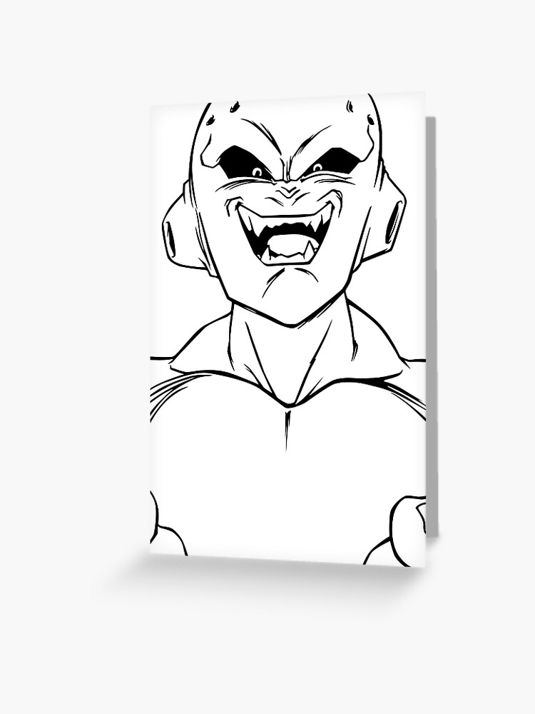 I sketched Majin Buu because I want some candy : r/dbz