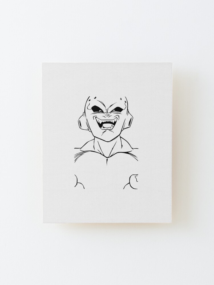 Dragon Ball Z Majin Buu Kid Buu Large Face Line Art Adult