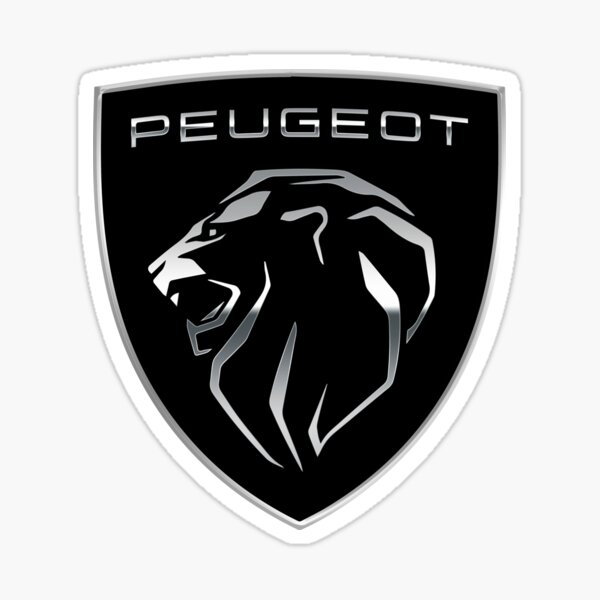 Peugeot emblema del león Pegatina