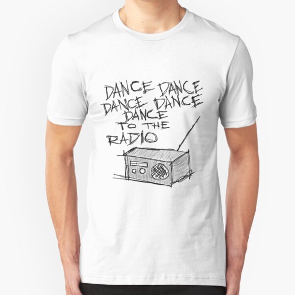 Dance to the radio Slim Fit T-Shirt
