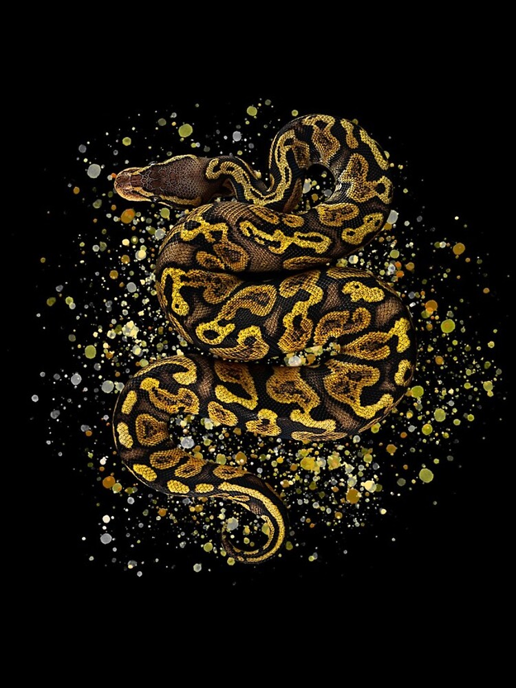 Thumbnail 4 of 4, iPhone Case, Ball python splatter designed and sold by CM-Reptiler.