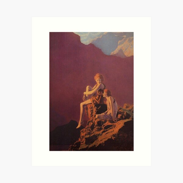 Item preview, Maxfield Parrish. Contentment. designed and sold by likiska.