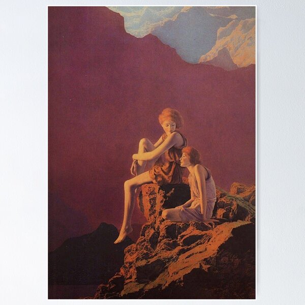 Item preview, Maxfield Parrish. Contentment. designed and sold by likiska.