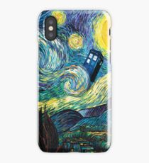 Tardis Starry Night iPhone Case