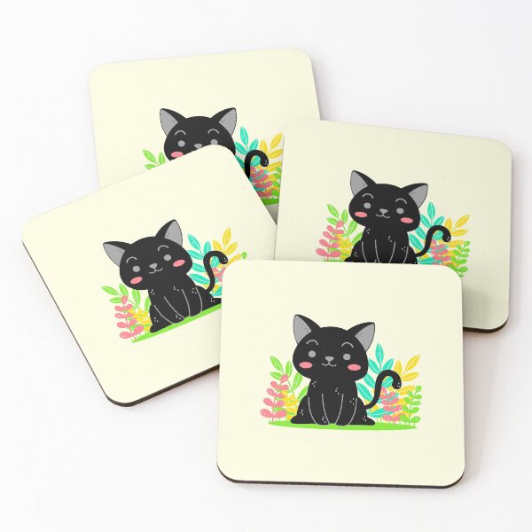 Artikelvorschau, Kawaii schwarze Katze entworfen und verkauft von PlanetAries.