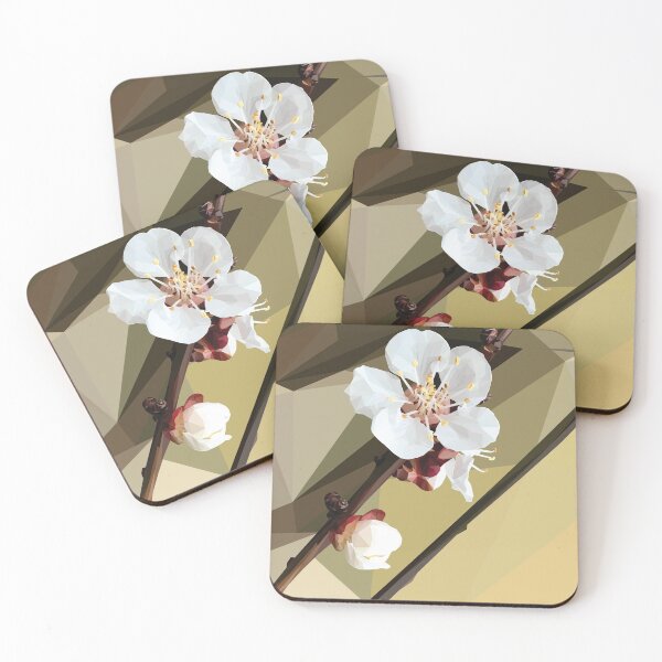 Item preview, Low Poly Plum Blossom designed and sold by ErinFCampbell.