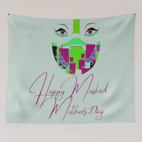 Item preview, 2021 A Masked Mothersday, nr 3, Arty Mom , Super Mom Super Wife Mothersday designed and sold by Adri Barnard.