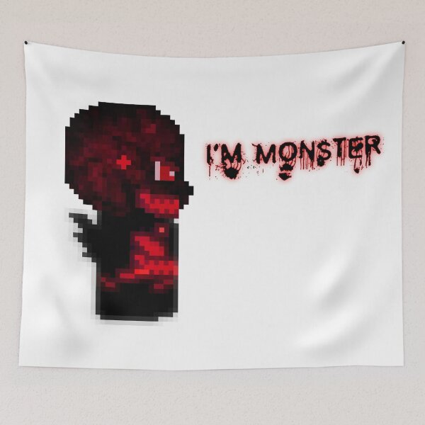 Item preview, I'm Monster - Pixel Red Monster designed and sold by M7Capone.