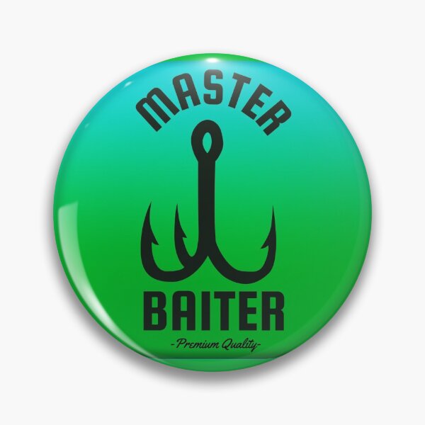 Item preview, master baiter fishing pun funny designed and sold by toastygoat.