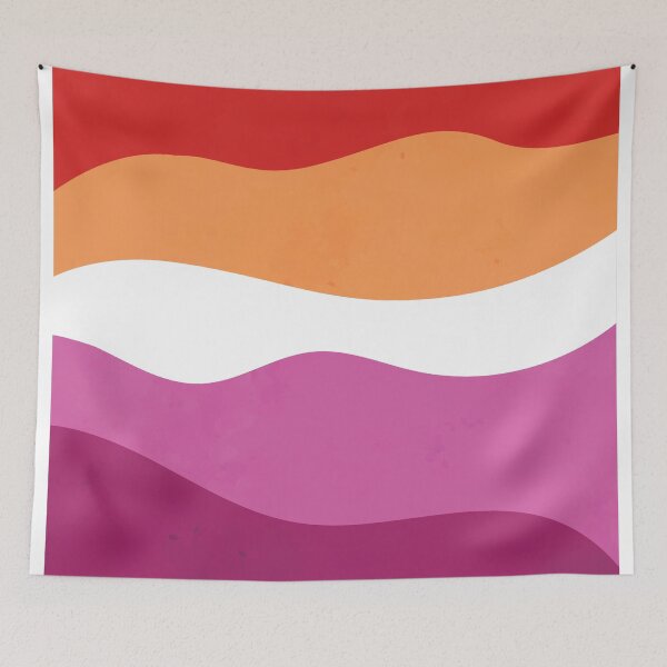 Item preview, lesbian Pride Flag Gift, lesbians identity pride flag , Abstract Minimalism art, LGBT designed and sold by ArtsyloShop.