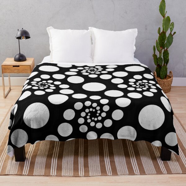 Item preview, Black and white circle spiral pattern designed and sold by Eva-Success.