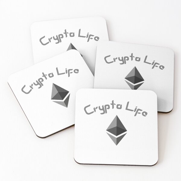 Item preview, Crypto Life-White Background  designed and sold by Trendi61.