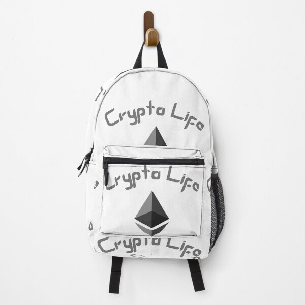 Item preview, Crypto Life-White Background designed and sold by Trendi61.