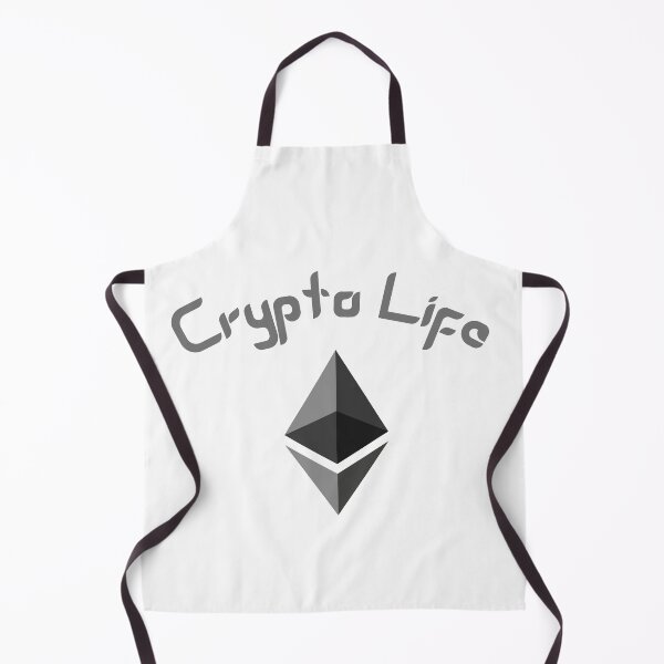 Item preview, Crypto Life-White Background designed and sold by Trendi61.