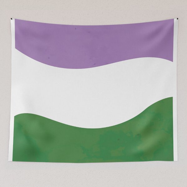 Item preview, Genderqueer Pride Flag Gift, Queer identity pride flag , Abstract Minimalism art, LGBT designed and sold by ArtsyloShop.