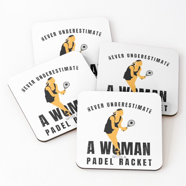 Item preview, Nice padel design. Never underestimate a woman with a padel racket. designed and sold by NobelFashion.