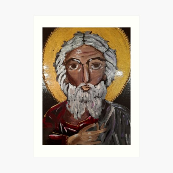 SAINT ANDREW ICON Art Print