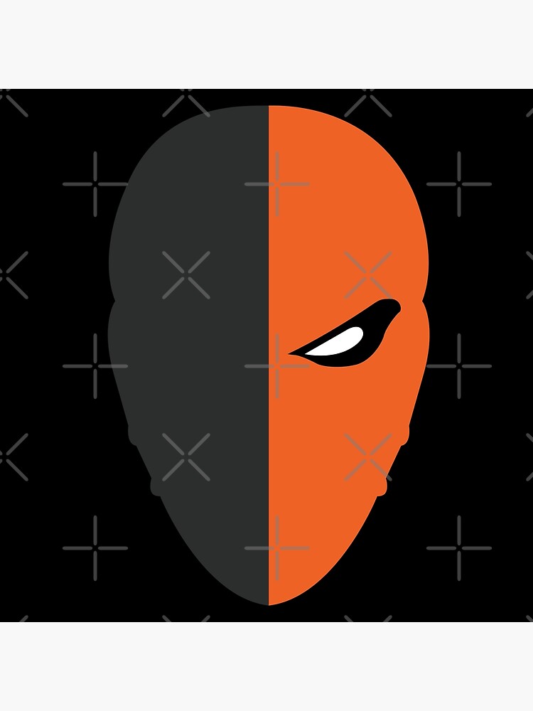 Deathstroke Mask Poster For Sale By Kriti29 Redbubble 