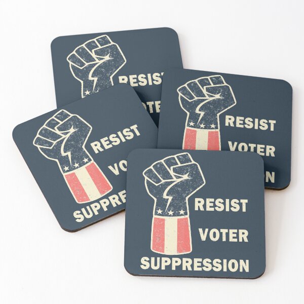 Item preview, Resist Voter Suppression - 2024 Elections Matter designed and sold by electrovista.