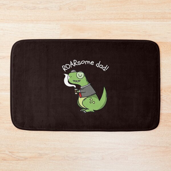 Item preview, ROARsome Dinosaur Dad with coffee. designed and sold by Evartdesign.