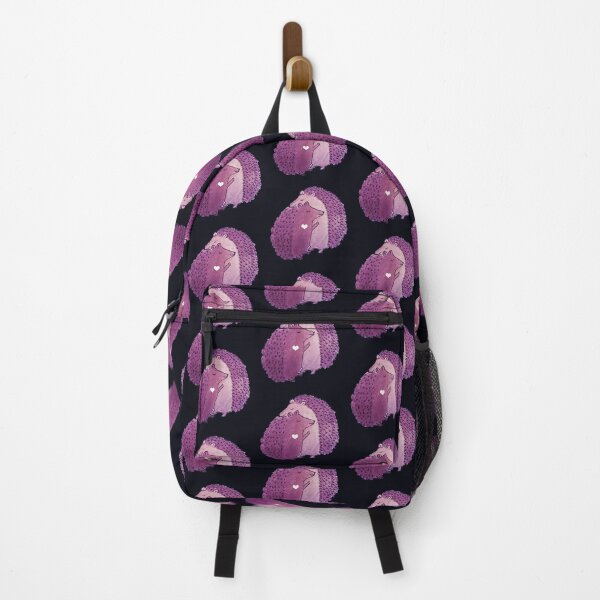 Item preview, Cute purple Hedgehogs hedgehugs Watercolor watercolour hedgehog love designed and sold by WatercolorFun.