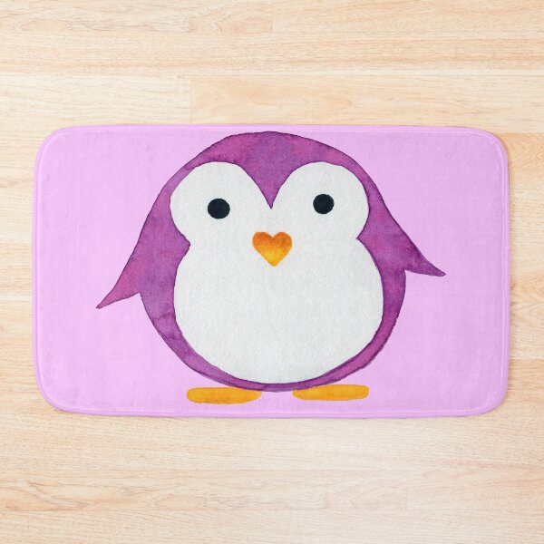Item preview, Cute Pink Penguin Watercolor designed and sold by L12Art.