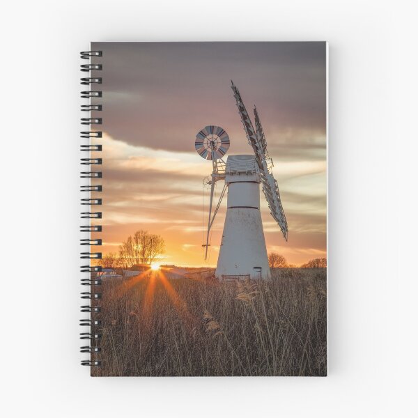 Item preview, Thurne Mill Sunburst Sunset Norfolk Broads designed and sold by dp-images.