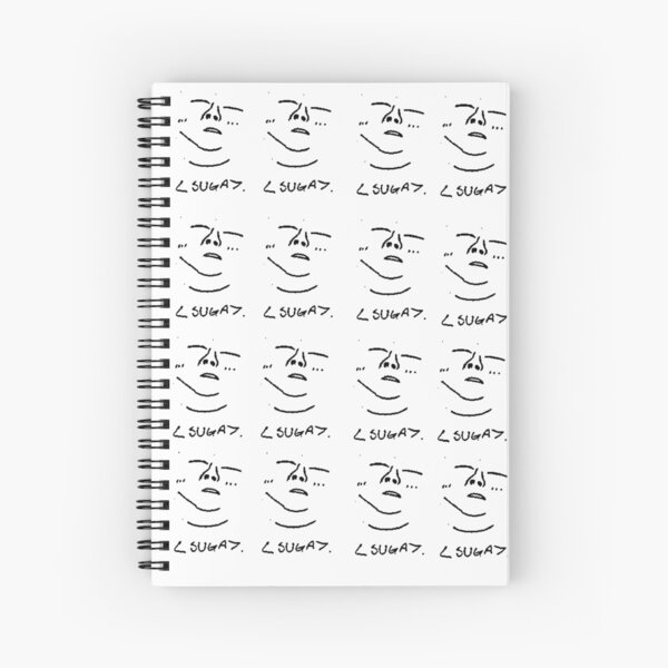 Suga Derp Spiral Notebooks Redbubble