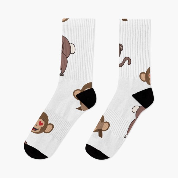 Item preview, Cartoon Monkey Sticker Pack designed and sold by Wildlife Apparels Inc..