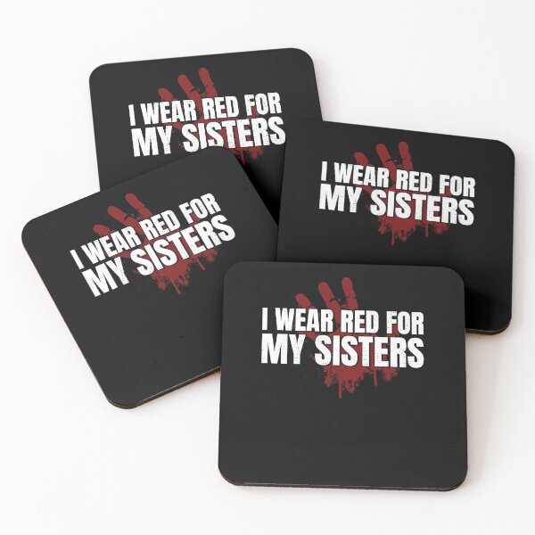 Item preview, I Wear Red For My Sisters Native American MMIW Awareness designed and sold by MarioShirtWorld.