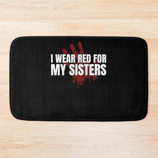 Item preview, I Wear Red For My Sisters Native American MMIW Awareness designed and sold by MarioShirtWorld.