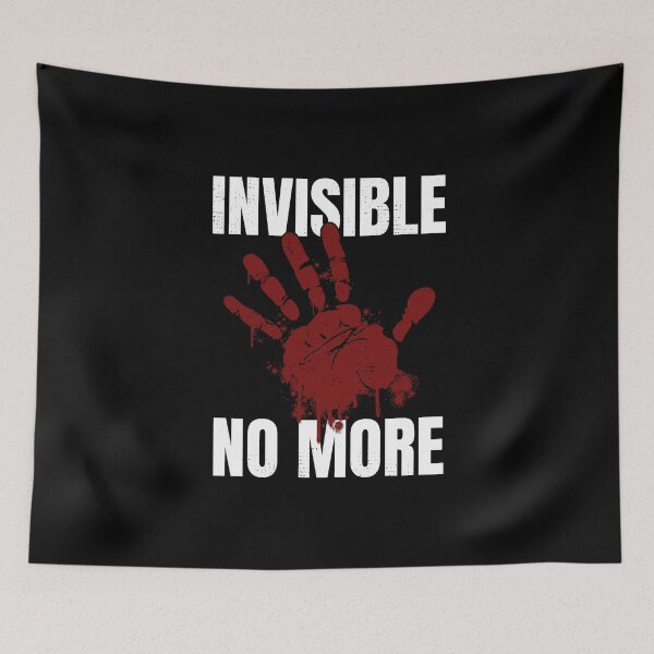 Item preview, Invisible No More I Stolen Sisters Red Hand MMIW Awareness designed and sold by MarioShirtWorld.