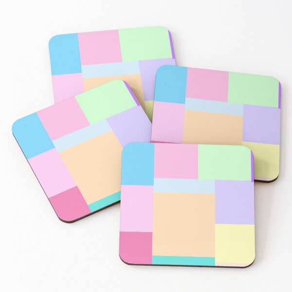 Item preview, Pastel blocks pattern designed and sold by TheImperfecto.