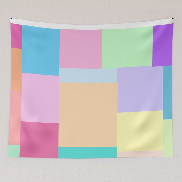 Item preview, Pastel blocks pattern designed and sold by TheImperfecto.