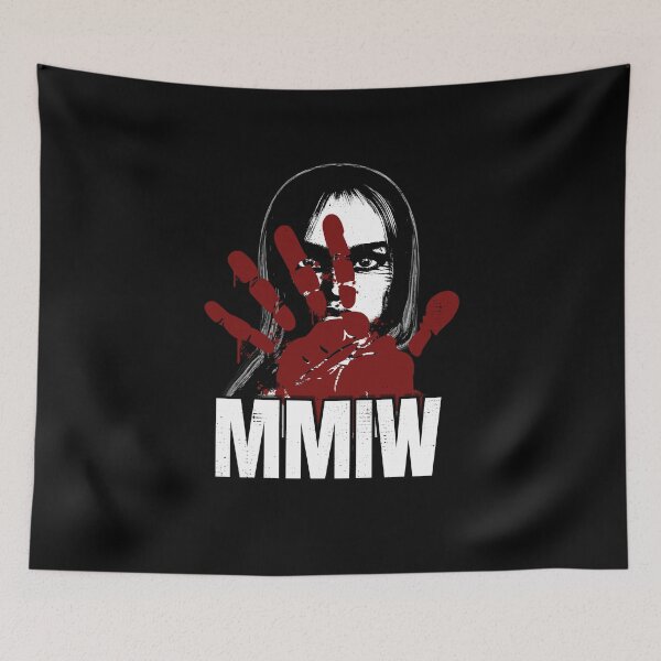 Item preview, MMIW Awareness Stolen Sisters Red Hand Indigenous Woman Art designed and sold by MarioShirtWorld.