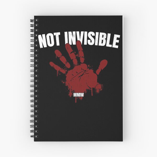 Item preview, MMIW Not Invisible I Stolen Sisters Red Hand MMIW Awareness designed and sold by MarioShirtWorld.