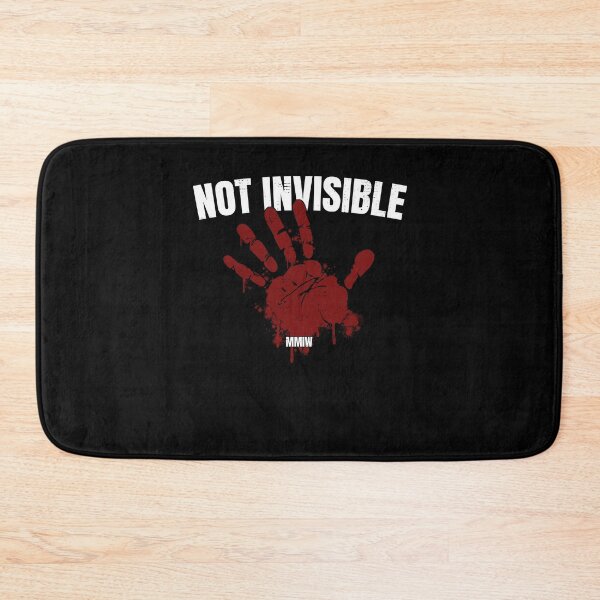 Item preview, MMIW Not Invisible I Stolen Sisters Red Hand MMIW Awareness designed and sold by MarioShirtWorld.