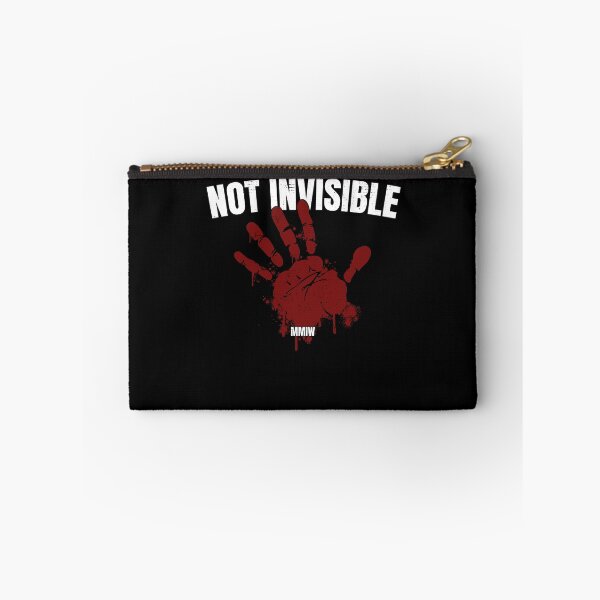 Item preview, MMIW Not Invisible I Stolen Sisters Red Hand MMIW Awareness designed and sold by MarioShirtWorld.
