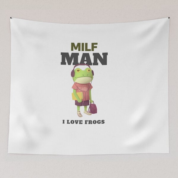 Item preview, MILF MAN I LOVE FROGS designed and sold by Destine99.