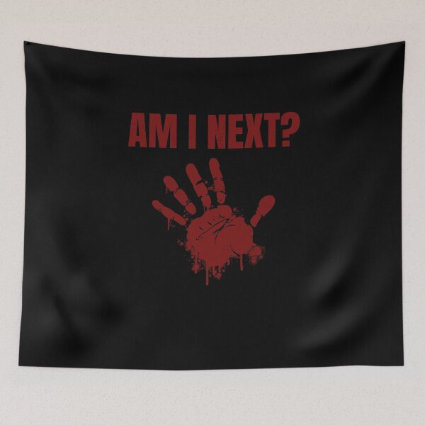 Item preview, Am I Next? I No More Stolen Sisters Red Hand MMIW Awareness  designed and sold by MarioShirtWorld.