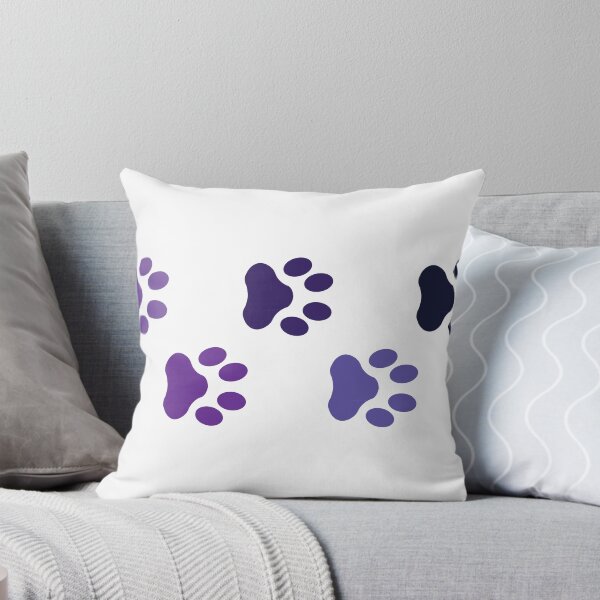 Item preview, Purple Dog Paw Prints designed and sold by RBBeachDesigns.