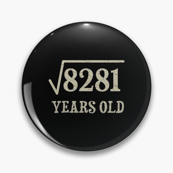 Item preview, 91 Years Old 91St Birthday Gift Idea Square Root Of 8281 designed and sold by killingworthhi.