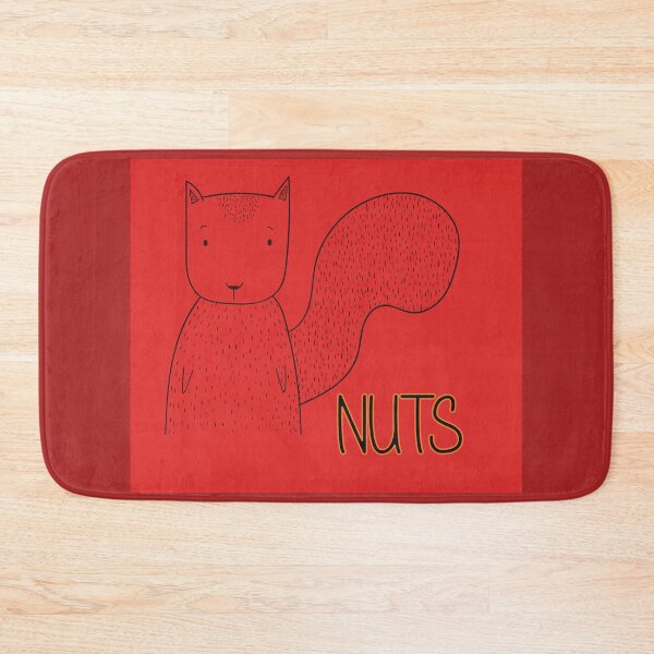 Item preview,  squirrel cute animal funny red nuts cartoon  designed and sold by toastygoat.