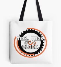 Catching Fire Hunger Games Clock Tote Bag