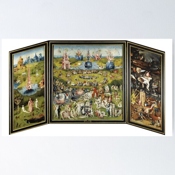 Item preview, Hieronymus Bosch "The Garden of Earthly Delights" painting triptych designed and sold by DAGHO.